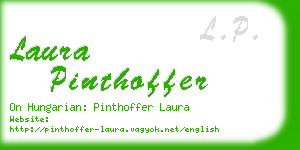 laura pinthoffer business card